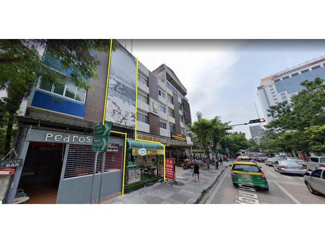 For Rent อาคารพาณิชย์ 4 ชั้น ติดถนนสุขุมวิท 3 นานาเหนือ ใกล้BTSนานา