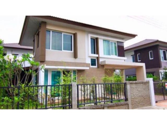 รหัสทรัพย์ 9215 บ้านเดี่ยว หมู่บ้านคาซ่าเพรสโต้ ราชพฤกษ์ - แจ้งวัฒนะ ใกล้รถไฟฟ้า สถานีบางรัก