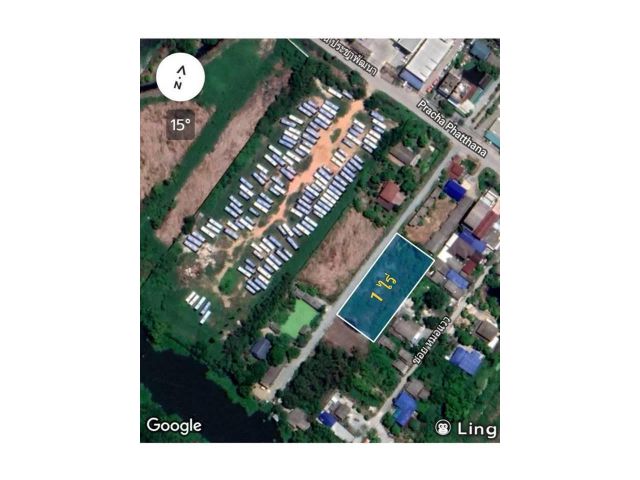 ขายที่ดิน 1 ไร่ ใกล้มหาวิทยาลัยกรุงเทพสุวรรณภูมิ ถนนประชาพัฒนา เขตลาดกระบัง