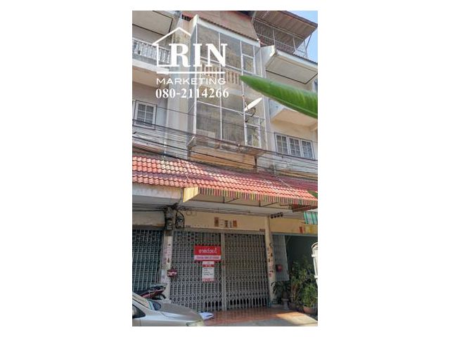 R022-023 ขาย/ให้เช่า !! อาคารพาณิชย์ 4 ชั้น ม.สินทวี โครงการ 7 อยู่ด้านหน้าโครงการ แต่งสวย  ติดหลังมุม ทำเลดีมาก (คุณเจี๊ยบ 080 2114266)
