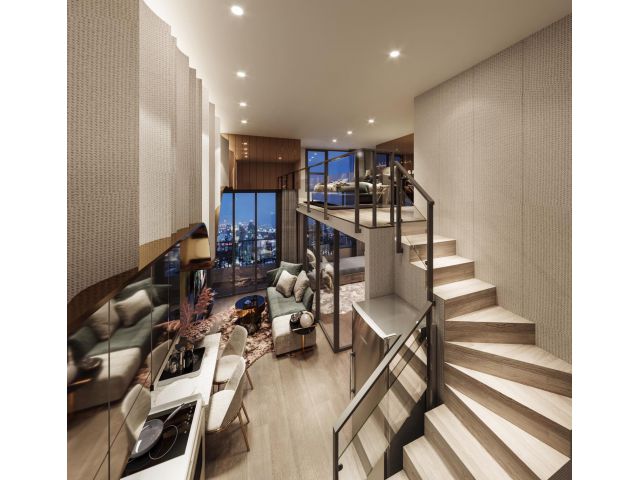 The Rich Ekkamai ห้องLoft เพดานสูง4.4เมตร