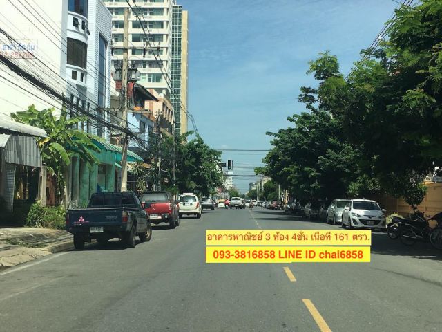 ###ขายอาคารพาณิชย์ 3 ห้อง 3ชั้น ติดถนนมหาดไทย เนื้อที่ 161ตรว.##