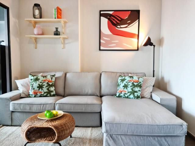 รหัสทรัพย์  9610 Ideo Sukhumvit 93  เฟอร์นิเจอร์ เครื่องใช้ไฟฟ้าครบ