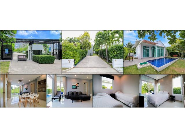 ขาย/ให้เช่าบ้าน CHAUMHAUS Pool villa ติดวิวภูเขา ใกล้หาดชะอำ