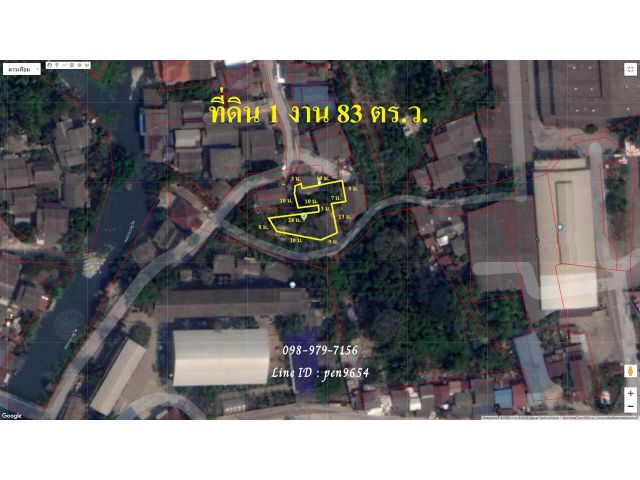 PH918 ขายที่ดินเขตชุมชน พื้นที่สีชมพู หลังโรงเรียนวัดบางคูวัด ปทุมธานี ใกล้โรงงานสุราบางยี่ขัน