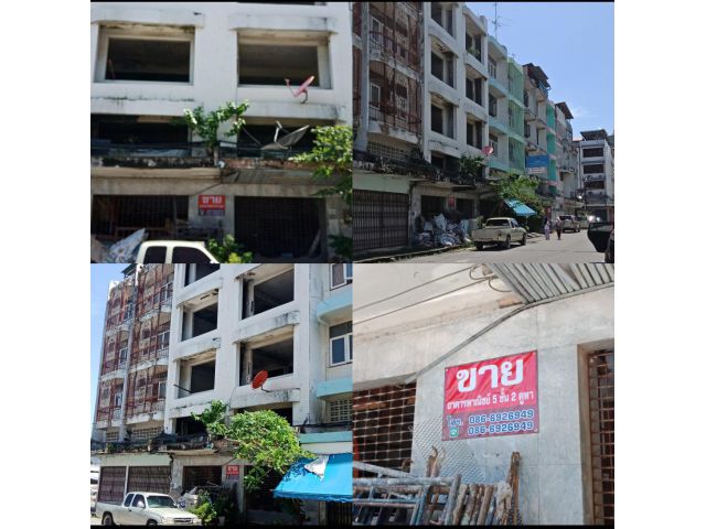 ขายอาคารพาณิชย์ 5 ชั้น 2 คูหาปณัฐพลซอย 4 ขายราคา 8 ล้านบาท