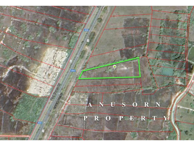 ขายที่ดินต่ำกว่าราคาประเมิน เกือบ 2 ล้านบาท ที่ดินเนื้อที่ 5-2-61 ไร่ ติดถนนเพชรเกษม ต.บ่อนอก อ.เมือง จ.ประจวบ ที่ดินตั้