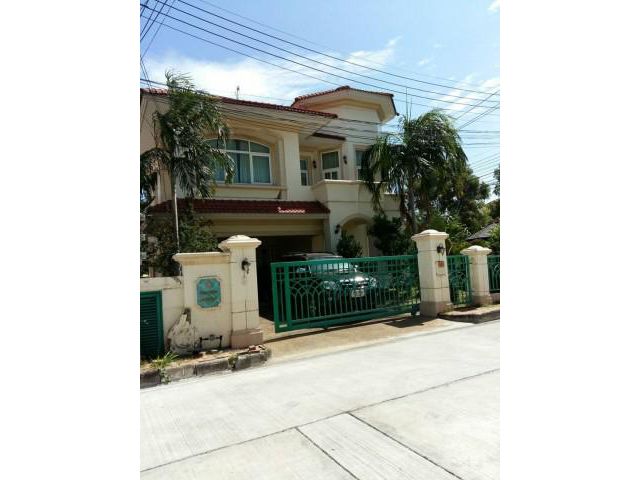 รหัสทรัพย์  9827 บ้านเดี่ยว หมู่บ้านภัสสร 4   ติดถนนรังสิต-นครนายก
