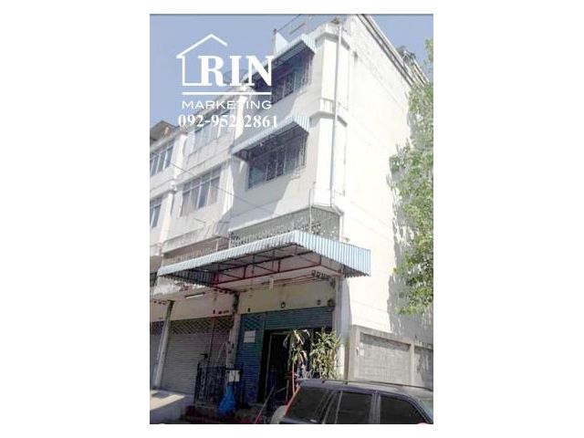 R070-181 ขายอาคารพาณิชย์หลังมุม กำนันแม้น 13 หน้ากว้าง 4.5 เมตรสูง 4 ชั้นครึ่ง