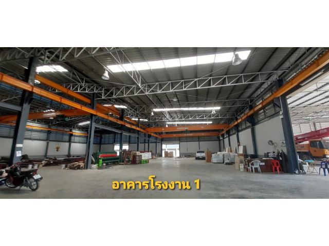 ขายโรงงานพร้อมดำเนินกิจการ สภาพใหม่ พร้อมโกดัง ออฟฟิศ ขนาด 3 ไร่ มีหอพักคนงาน กระทุ่มแบน สมุทรสาคร พท. ใช้สอย 2300 ตรม.