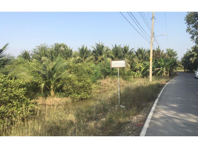 ขายที่ดินเปล่าติดถนนลาดยางราชบุรี 1 ไร่ 14 ตร.ว.