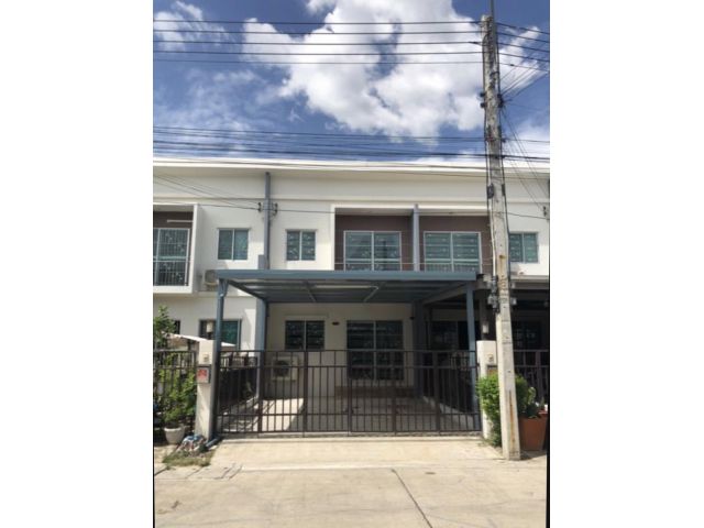 U1003 ให้เช่าทาวน์โฮม 2 ชั้น โครงการโนโววิลล์ ลำลูกกา คลอง 2 ปทุมธานี Novo Ville Lamlukka Klong 2 บ้านมีเฟอร์ พร้อมอยู่