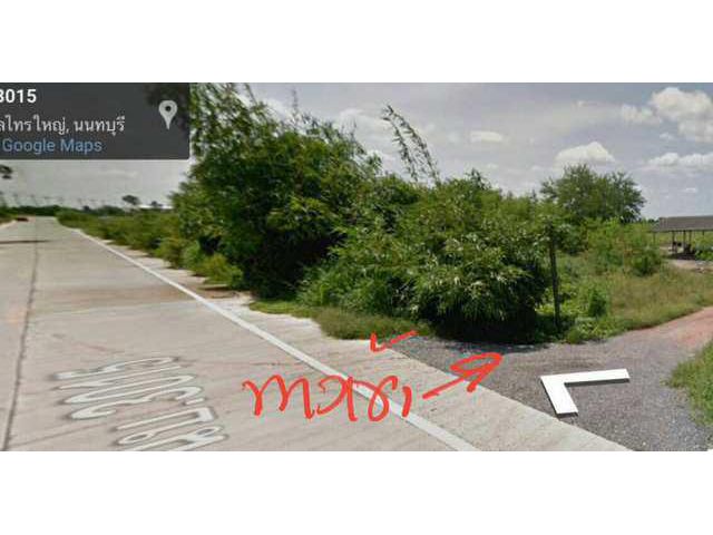 ที่ดิน ถมแล้ว 106-2-12 ไร่ ถนน นบ.3015 ไทรน้อย