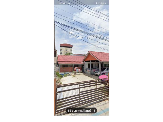 ขายบ้านเดี่วยชั้นเดียว 74 ตรว.ซอยติวานนท์ 38 (ซ.ทานสัมฤทธิ์ 18/7) อ.เมือง จ.นนทบุรี ราคา 3.85 ล้าน