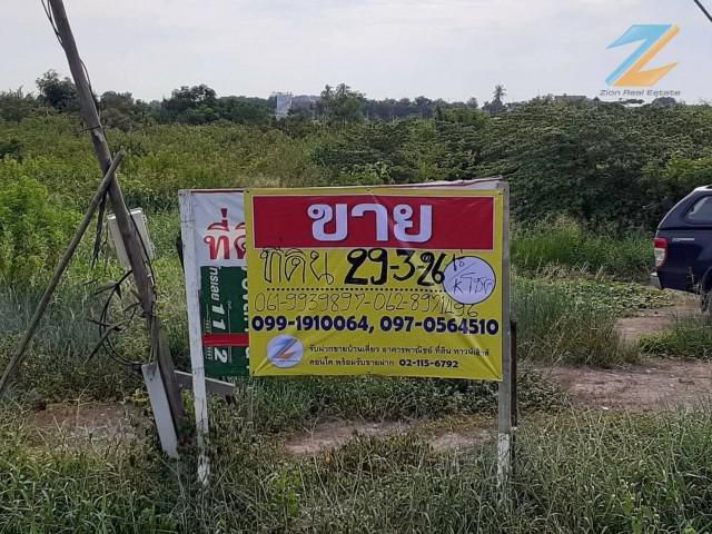 ขายด่วน  ที่ดินสวย  29-3-26-ไร่    ติดถนน  สาย อ่าทอง- อยุธยา (ทล 309 ) ถมแล้วประมาณ 10 ไร่