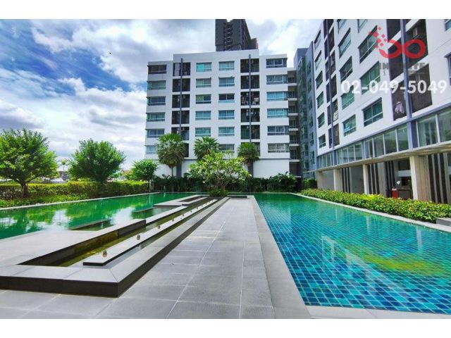 ขายคอนโด ดี คอนโด รัตนาธิเบศร์ ติดถนนใหญ่ ใกล้รถไฟฟ้าสายสีม่วง