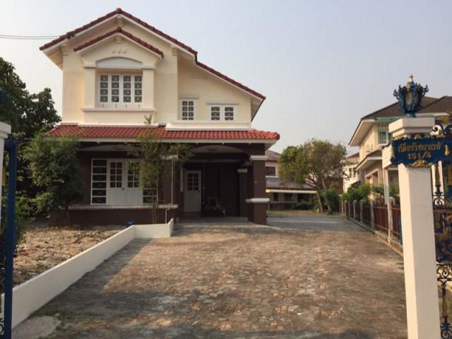 รหัสทรัพย์  2515 บ้านเดี่ยว หมู่บ้านชัยพฤกษ์ บางแวก เพชรเกษม   ใกล้สนามหลวง