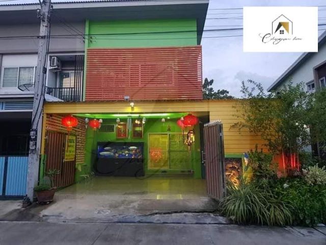 CH0043A ทาวน์โฮมหลังริม โครงการบ้านราชพฤกษ์ เฟส 2