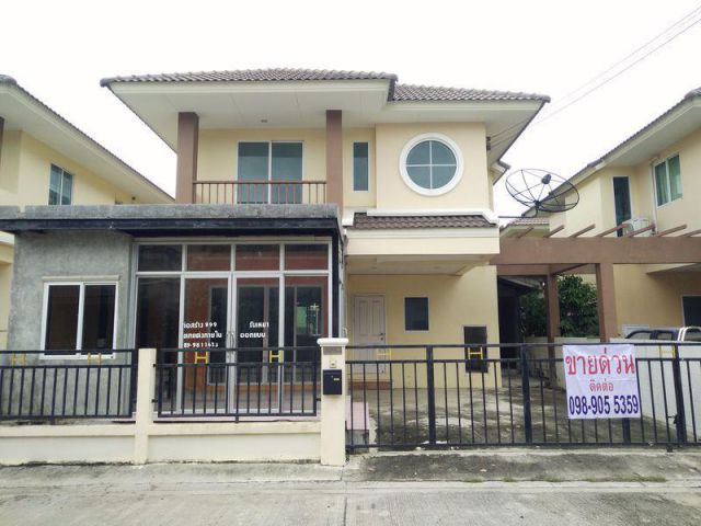 ขายบ้านร่มรื่นกรีนพาร์ค (ทางต่างระดับบางปะอิน)