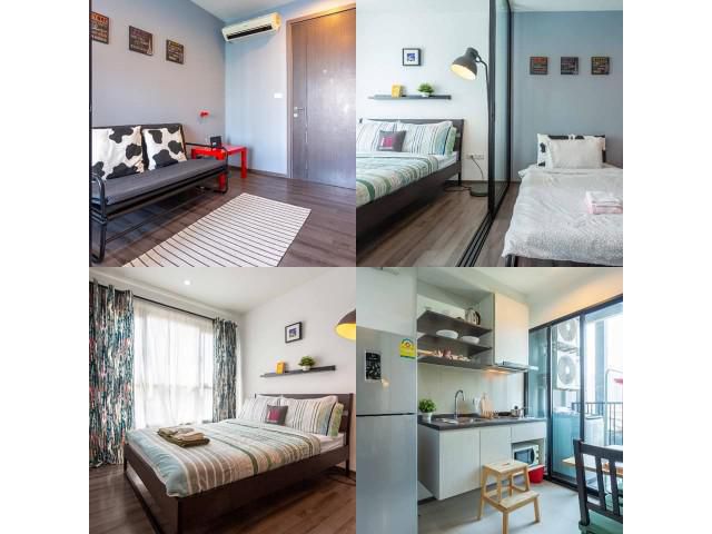 รหัสทรัพย์  2772 The Base Park West 77   หิ้วกระเป๋าเข้าอยู่ได้ทันที (มีครบทุกอย่าง)