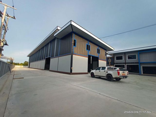 ขายที่ดินพร้อมโรงงาน 3 ไร่ 2 งาน 19 ตรว. 2120 ตรม. สร้างใหม่ กระทุ่มแบน สมุทรสาคร