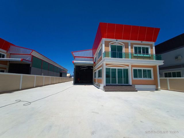 ขายโรงงานสำเร็จรูป 1-1.5 ไร่ สร้างใหม่ ขอ รง.4 ได้ กระทุ่มแบน สมุทรสาคร ราคาถูก