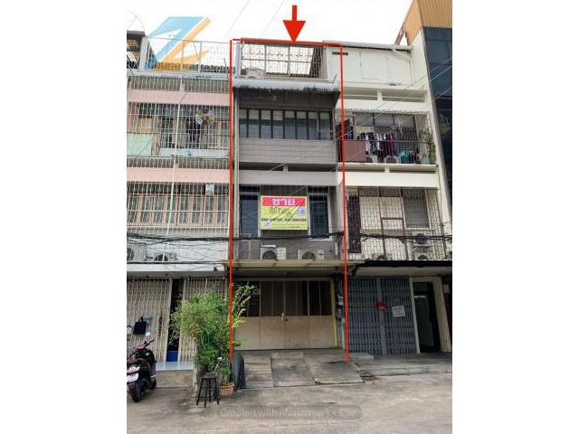 ขายอาคารพาณิชย์ 1 คูหา ใกล้ประตูน้ำ ซ.เพชรบุรี 31 ซ.จารุรัตน์ 4 ชั้น