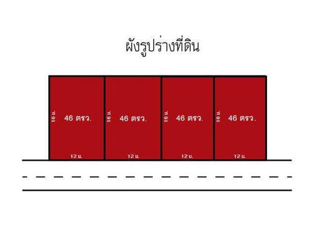 ด่วน !! แบ่งขายที่ดินเปล่า 4 แปลง แปลงละ 46 ตร.ว. หมู่บ้านนครินทร์การ์เด้น ติดถนนร่มเกล้า ลาดกระบัง