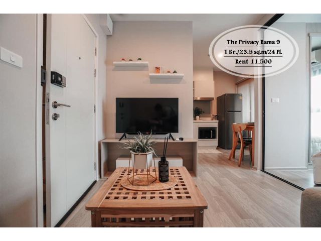 เช่า- The Privacy Rama 9/1 นอน /23.5 ตร.ม/ ชั้น 24 /ใกล้ APL รามคำแหง /เช่า 11,500