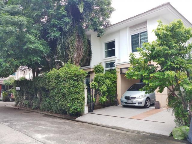 ขายบ้านเดี่ยวหมุ่บ้านพฤกษาวิลเลจ22 หลังมุม ทำเลดี บรรยากาศเหมาะสำหรับการพักผ่อน