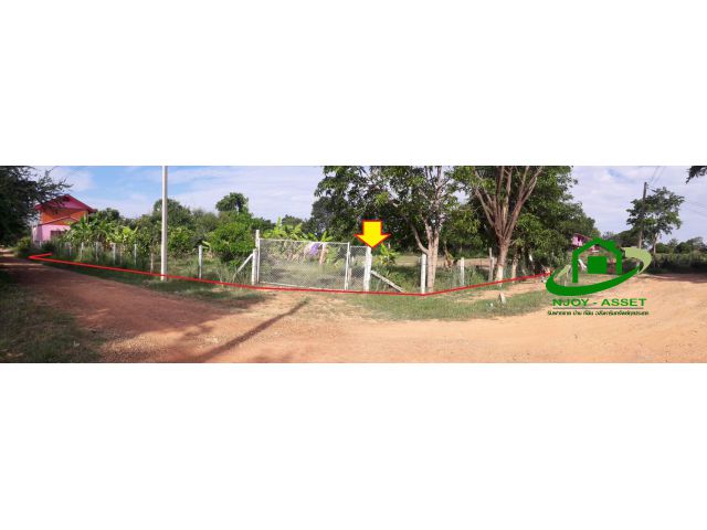 ขายที่ดินติดหนองเริง บรรยากาศเย็นสบาย เนื้อที่ 1-0-67 ไร่ ต.โคกสี