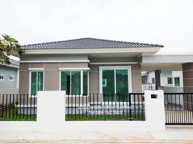 บ้านเดี่ยวริเวอร์ ทาวน์กาญจนบุรี 3 ห้องนอน พร้อมอยู่ พร้อมโปรพิเศษ!! ช่วยผ่อนไปเลย 12 เดือน ด่วน!!