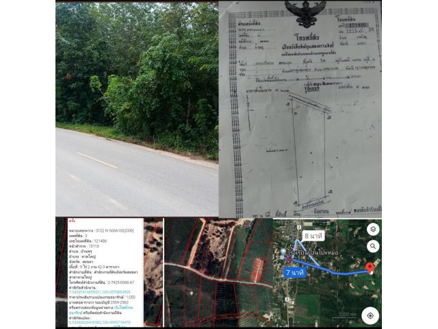 ขายที่ดินสวนยางคลองยาใต้ 9 ไร่ 2 งาน 42 ตารางวา ขายไร่ละ 1 ล้าน 8 แสนบาท