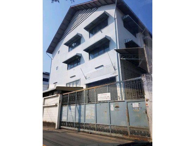 ขายโรงงานเปล่า 3ชั้นครึ่ง พร้อมที่ดิน มีใบ รง.4