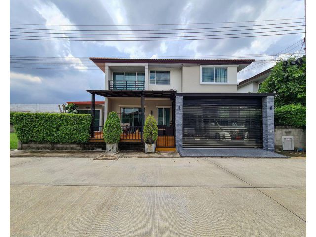 ขายบ้านเดี่ยว2ชั้นโครงการ Casa Premium วงแหวน-อ่อนนุช By Q house ขนาดที่ดิน 55 ตร.ว พื้นที่ใช้สอย 213 ตร.ม 3 ห้องนอน 3 ห