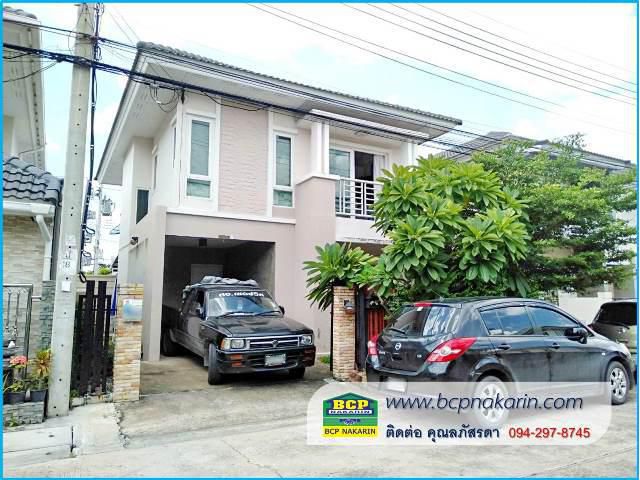 ให้เช่า บ้านแฝด 2 ชั้น ม.พฤกษาแกลเลอรี่ สุขุมวิท-แพรกษา เนื้อที่ 35 ตร.ว. - 001891