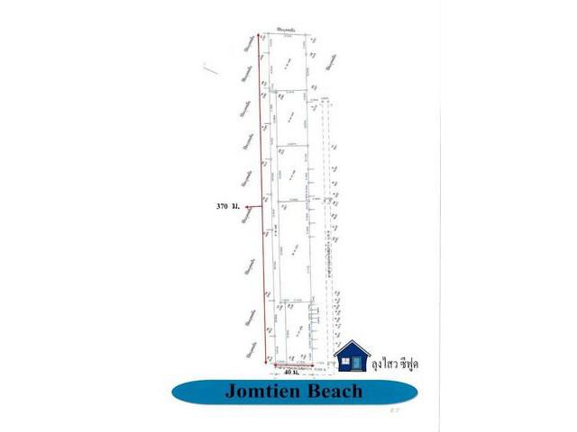 ขาย ที่ดิน ติดถนนจอมเทียนสาย 1 หน้าหาดพัทยา