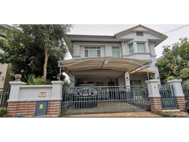 รหัสทรัพย์ 3123 บ้านเดี่ยว 2 ชั้น หมู่บ้านนันทวัน ถนนพระราม5