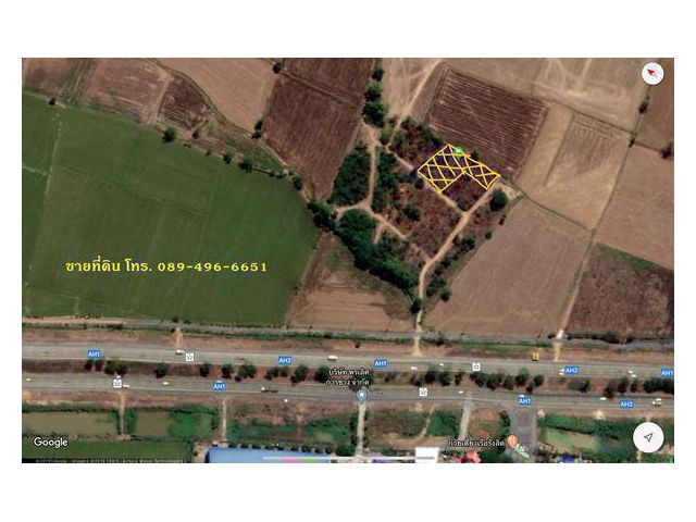 ขายที่ดินถมแล้ว อ.อินทร์บุรี จ.สิงห์บุรี ใกล้ถนนสายเอเซีย 356 ตร.ว.