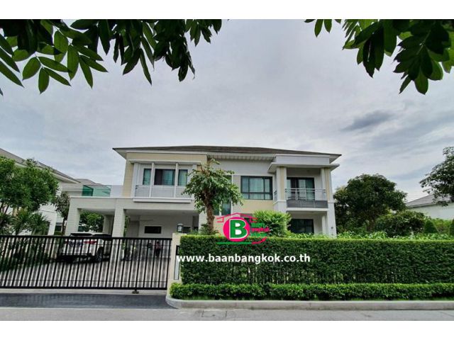 บ้านเดี่ยวหลังมุม เพอร์เฟค มาสเตอร์พีช รัตนาธิเบศร์ เนื้อที่ 129.9 ตรว. ถ.รัตนาธิเบศร์ เมืองนนทบุรี