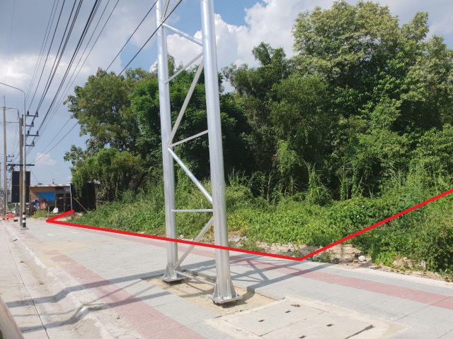 PP506ที่ดินเปล่า 16 ไร่ ทำเลดีหน้ากว้างติดถนน 31 เมตร ปทุมธานี