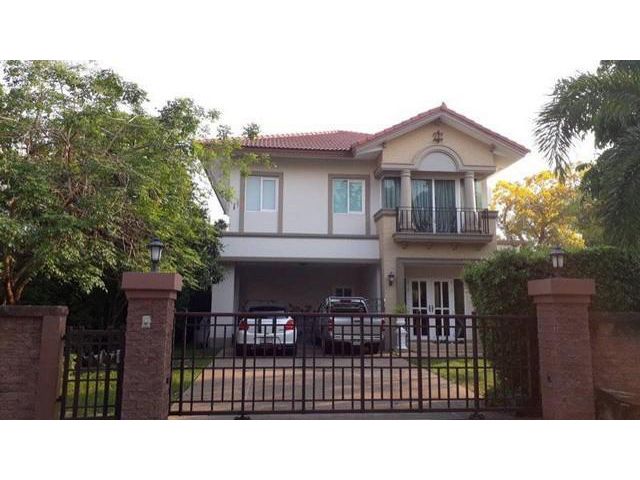 For Rent บ้านเดี่ยว 2ชั้น หมู่บ้านลัดดารมย์ วัชรพล รัตนโกสินทร์ เลี้ยงสัตว์ได้