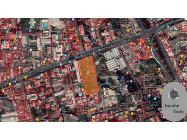 ขายที่ดิน สีลม กรุงเทพ 5-3-11.0 ไร่ 3500 ล้าน