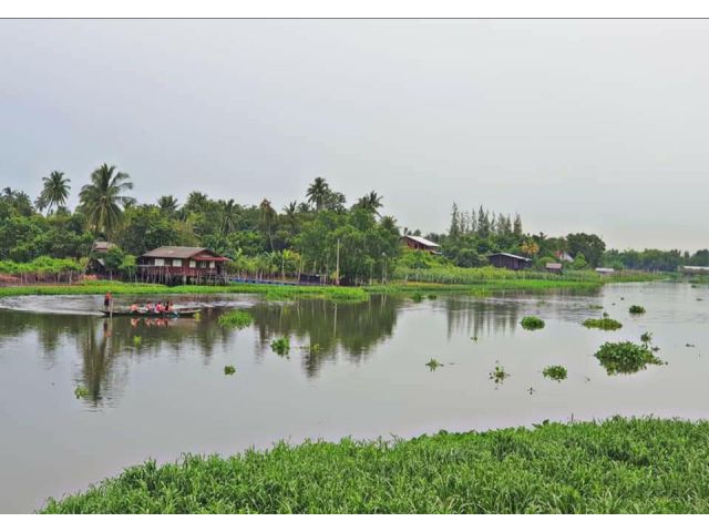 ที่ดิน2ไร่เศษ​ติดแม่น้ำนครชัยศรี​ ต.ไทยาวาส