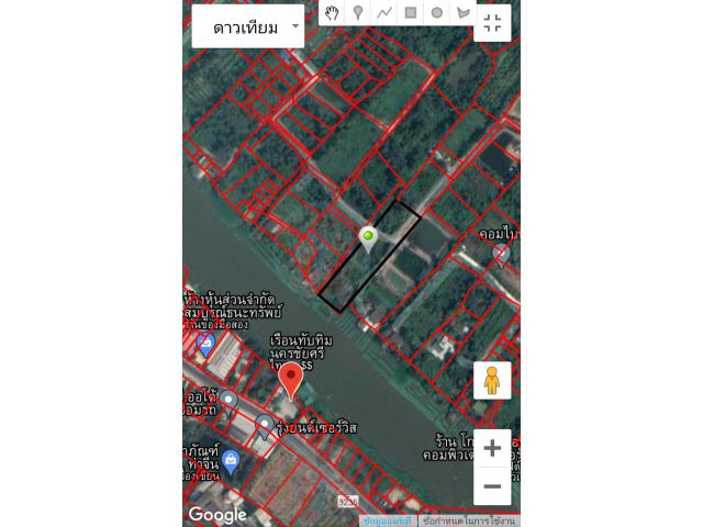 ขายที่ดินติดแม่น้ำนครชัยศรี3-1-80ไร่​  ต.ไทยาวาส