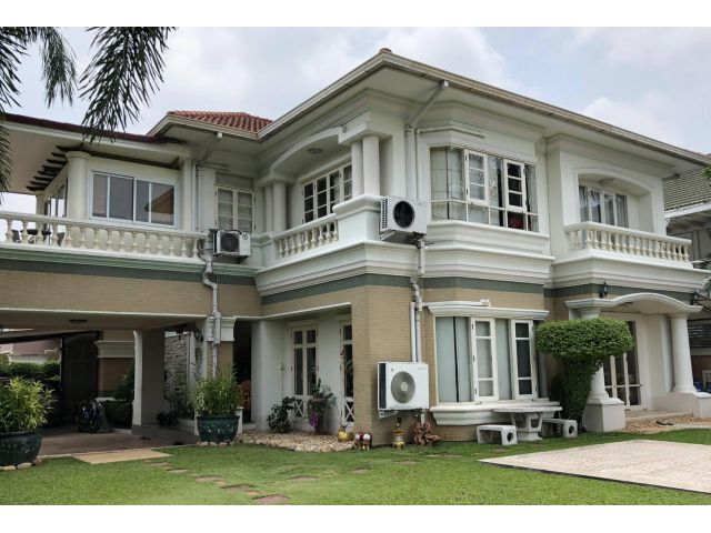 ขายบ้านเดี่ยวในหมู่บ้านหรู ทำเลดีมากๆ หมู่บ้านภานุแลนด์ ถนนกาญจนาภิเษก/ถนนบรมราชนนี พื่นที่ทั้งหมด 173.9 ตรว. พื้นที่ใช้