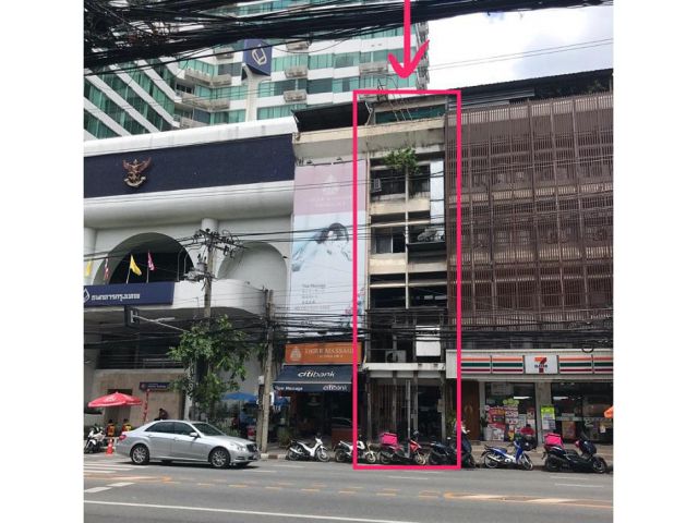 ขายอาคารพาณิชย์ ห่างจาก สถานีรถไฟฟ้า bts