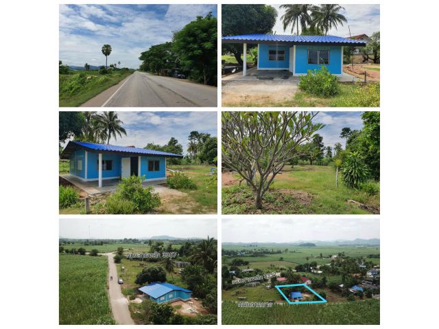 บ้านพร้อมที่ดิน ใกล้ถนนหลัก 1งาน 12ตรว.บรรยากาศดี 890,000 บาท (เจ้าของขายเอง)