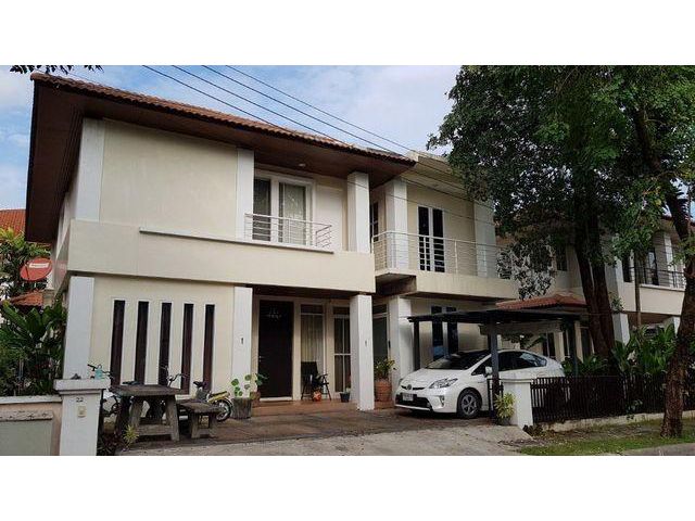 ให้เช่าบ้านเดี่ยว บางกอกวิลล่า ใกล้โรงเรียนนานาชาติสิงคโปร์ เนื้อที่ 65ตรว 5นอน 4น้ำ  50,000ต่อเดือน