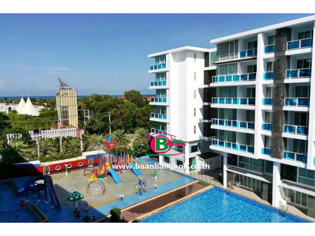 CONDO มายรีสอร์ท หัวหิน ห้องมุม วิวทะเล+วิวสระว่ายน้ำ 8 สระ เนื้อที่ 82.96 ตรม. อาคาร C ติดทะเลที่สุด จ.ประจวบคีรีขันธ์